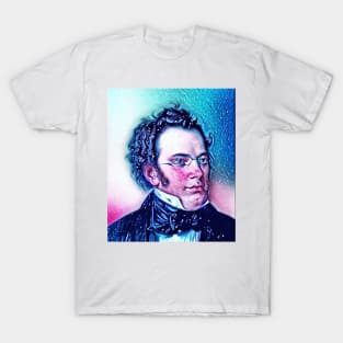 Franz Schubert Snowy Portrait | Franz Schubert Artwork 12 T-Shirt